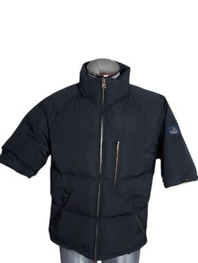 Woolrich x Aime Leon Dore | Down | Full Zip | Aw18 | Crop Sleeve | Puffer Jacket